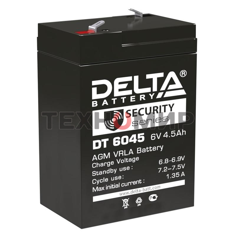 Батарея для ИБП Delta DT 6045 (6V, 4.5Ah)