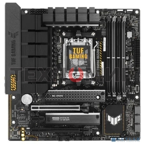 Материнская плата ASUS TUF GAMING B650M-PLUS, AM5, AMD B650, 4xDDR5, 4xSATA, 2xM.2, 1xPCIe 4.0 x16, 1xPCIe 4.0 x4, 1xDP, 1xHDMI, 1x 2.5Gb LAN, 4xUSB-A 3.2 Gen 2, 1xUSB-A 3.2 Gen 1, 1xUSB-C 3.2 Gen 2x2, 5x3.5 мм, 7.1, mATX