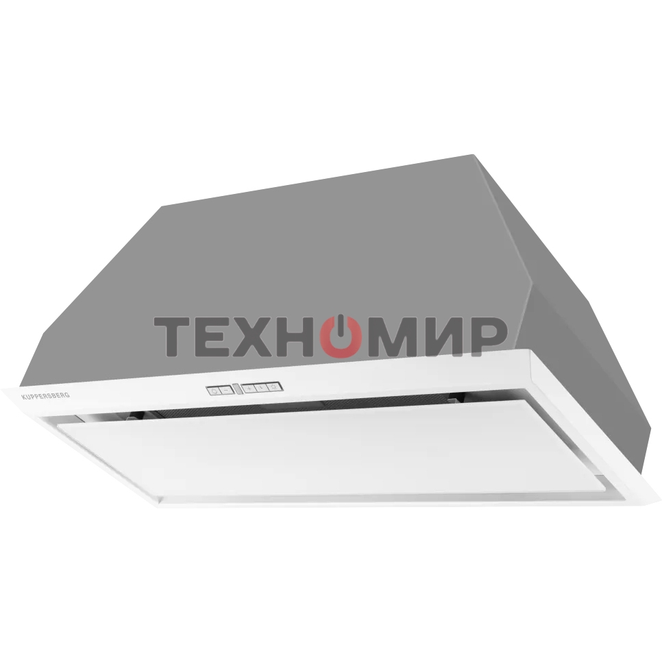 Вытяжка встраиваемая Kuppersberg Intro 70 белый, 70 см, 1000 куб. м/ч, 43 дБ
