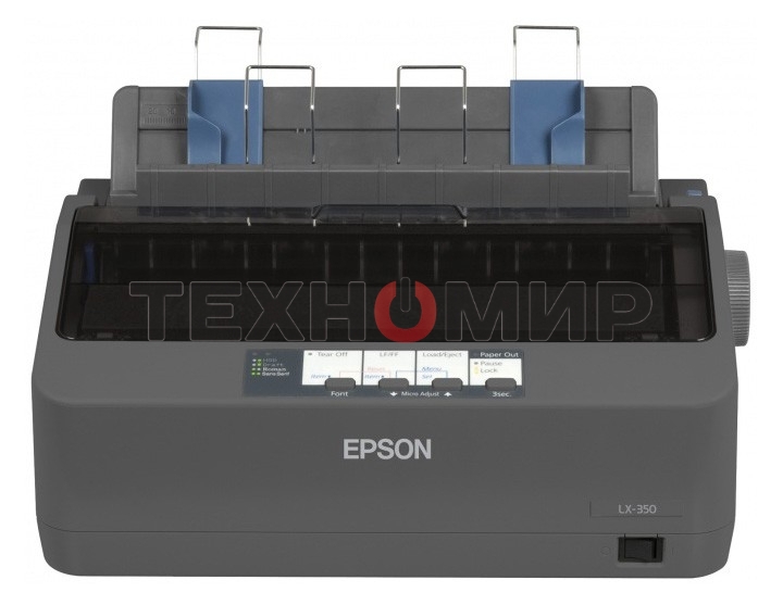 Принтер матричный Epson LX-350 (C11CC24031/C11CC24032), (А4, 357 cps (12 cpi), USB, LPT, COM)