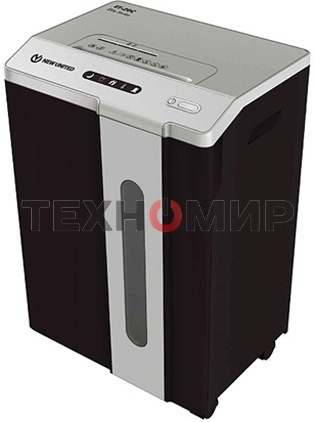 Шредер New United Etalon ET-20C белый (секр.P-4)/перекрестный/25лист./34лтр./скрепки/скобы/пл.карты/CD