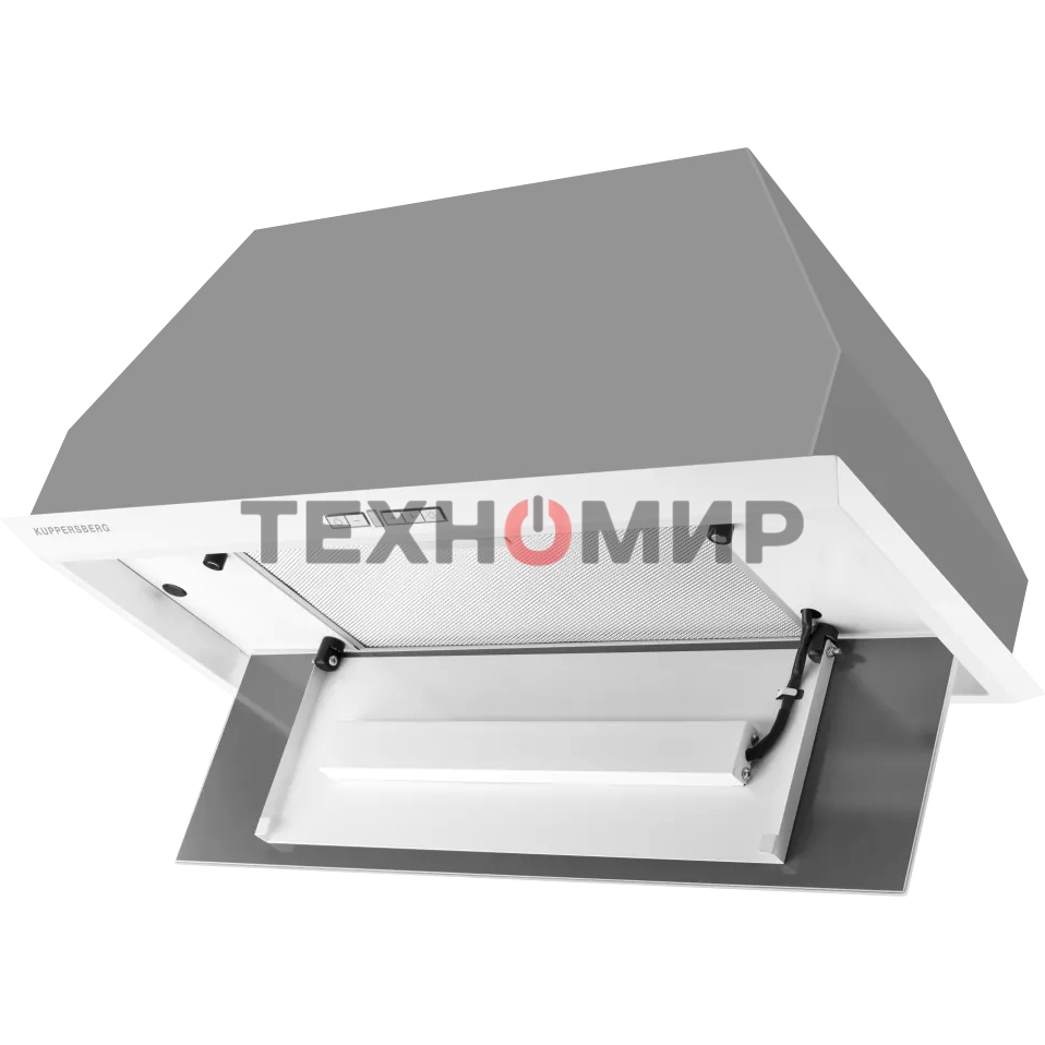 Вытяжка встраиваемая Kuppersberg Intro 70 белый, 70 см, 1000 куб. м/ч, 43 дБ