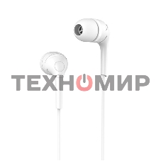 Наушники проводные-вставки с микрофоном Hoco M40 белый