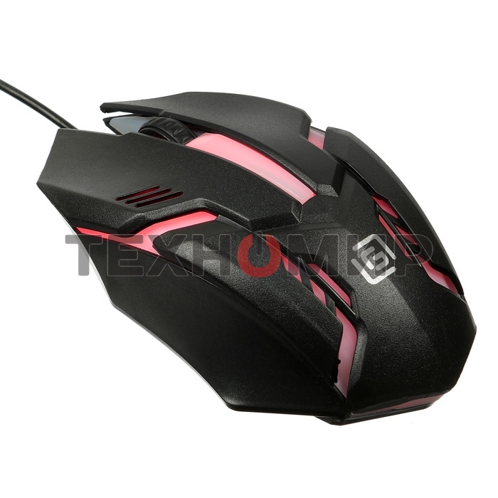 Мышь проводная Oklick 396M INSOMNIA черный, 1000 dpi, USB, кнопки - 3