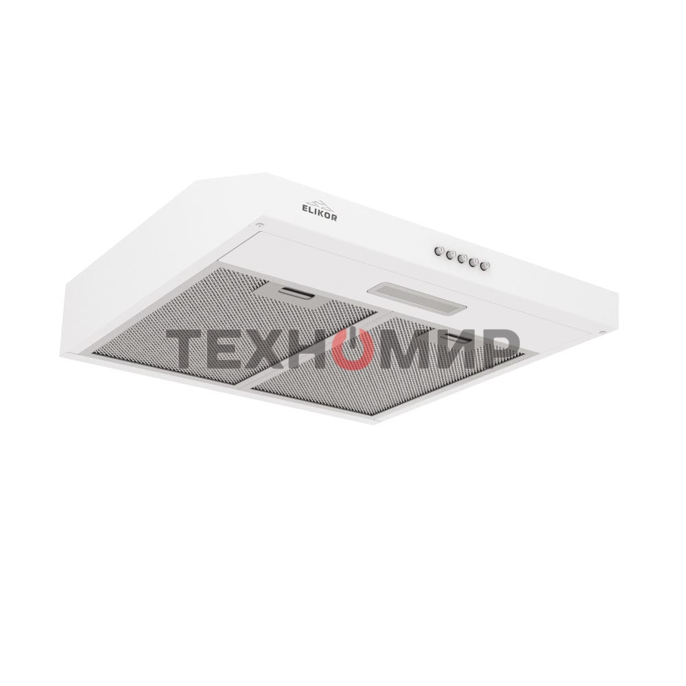 Вытяжка подвесная Elikor ECO WH 50 белая, 49.5 см, 400 куб. м/ч, 55 дБ