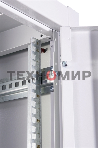 Шкаф телекоммуникационный напольный ЭКОНОМ 42U (600 × 800) дверь металл 2 шт.