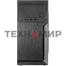 Компьютерный корпус с блоком питания 500Вт./Case Foxline FL-702, mATX, 1x5.25EXT, 1x3.5EXT, 2x3.5INT, 2xUSB 2.0, HDA, w/o FAN, w/500W ATX PSU, w/1.2m EU pwr cord