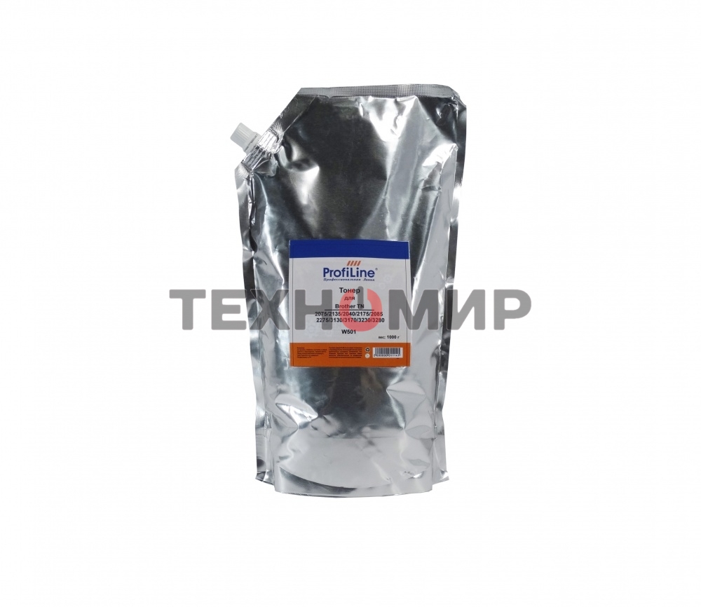 Тонер ProfiLine для принтеров Brother TN-2075/2135/2040/2175/2085/2275/3130/3170/3230/3280 1000 гр Фасовка РФ SOFT