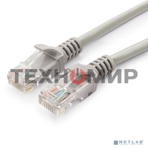 Патч-корд медный UTP Cablexpert PP10-50M cat.5e, 50м, литой, многожильный, серый
