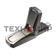 Флешка USB Netac US5 (NT03US5C-128G-32TA), 128Gb, USB 3.2/TypeC, 550/500, черный