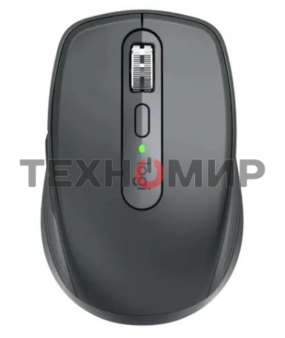 Мышь беспроводная/проводная Logitech MX Anywhere 3S графитовый, 8000 dpi, радиоканал, Bluetooth, USB, кнопки - 6