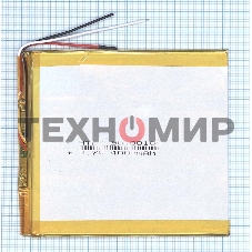 Аккумулятор Li-Pol (батарея) 3x100x105мм 3pin 3.7V/4000mAh
