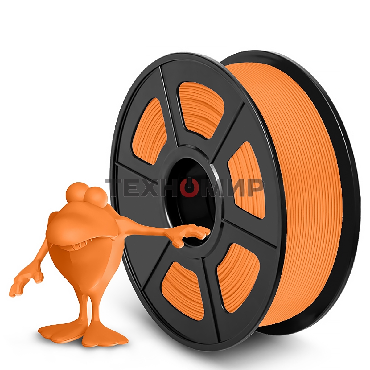 Филамент NVPrint PLA Matte Orange для 3D печати диаметр 1.75мм длина 330 метров масса 1 кг
