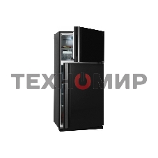 Холодильник Sharp SJ-XG55PMBK черный двухкамерный 394/162 л морозилка сверху