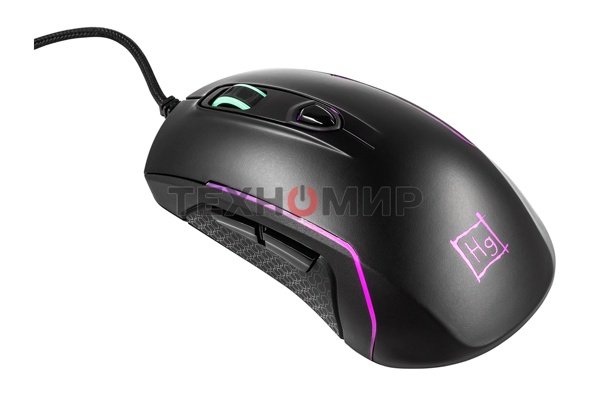 Мышь проводная Harper Gaming Kickback GM-P05 черный, 10000 dpi, USB, кнопки - 8