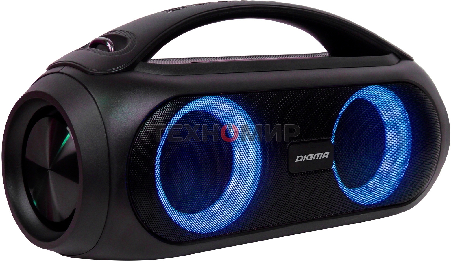 Колонка портатитвная Digma D-PS1530 черный/черный 50W 2.1 BT 10м 3000mAh (SP1530B)