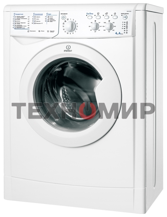 Стиральная машина Indesit IWUC 4105 белый, загр. фронтальная макс.: 4 кг 1000 об/мин класс: А