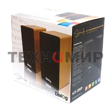 Акустическая система Dialog AST-20UP - акустические колонки 2.0, 6W RMS, Cherry, питание от USB