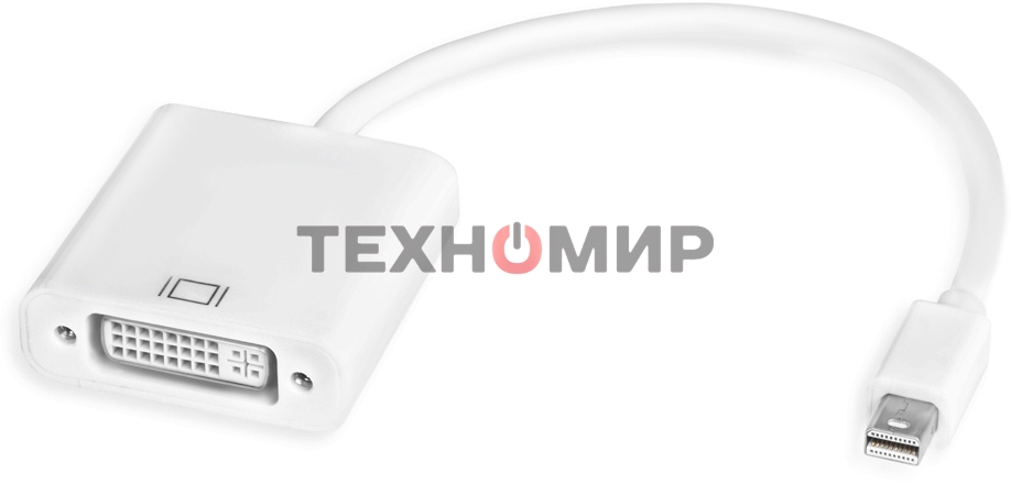 Адаптер-переходник Greenconnect Apple mini DisplayPort 20M > DVI 24+5F (GCR-MDP2DVI)