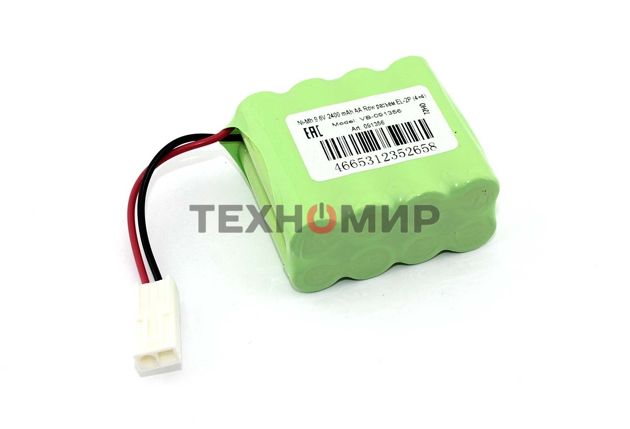 Аккумулятор Ni-Mh 9.6V 2400 mAh AA Row разъем EL-2P (4+4)