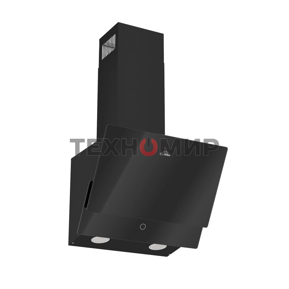 Вытяжка наклонная Elikor Vertex BK 50 черный, 50 см, 750 куб. м/ч, 56 дБ