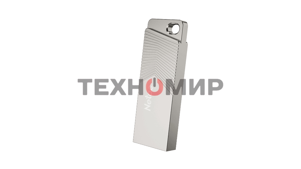 Флешка USB Netac UM1 (NT03UM1N-064G-32PN), 64Gb, USB 3.2, R/W 150/45, серебристый