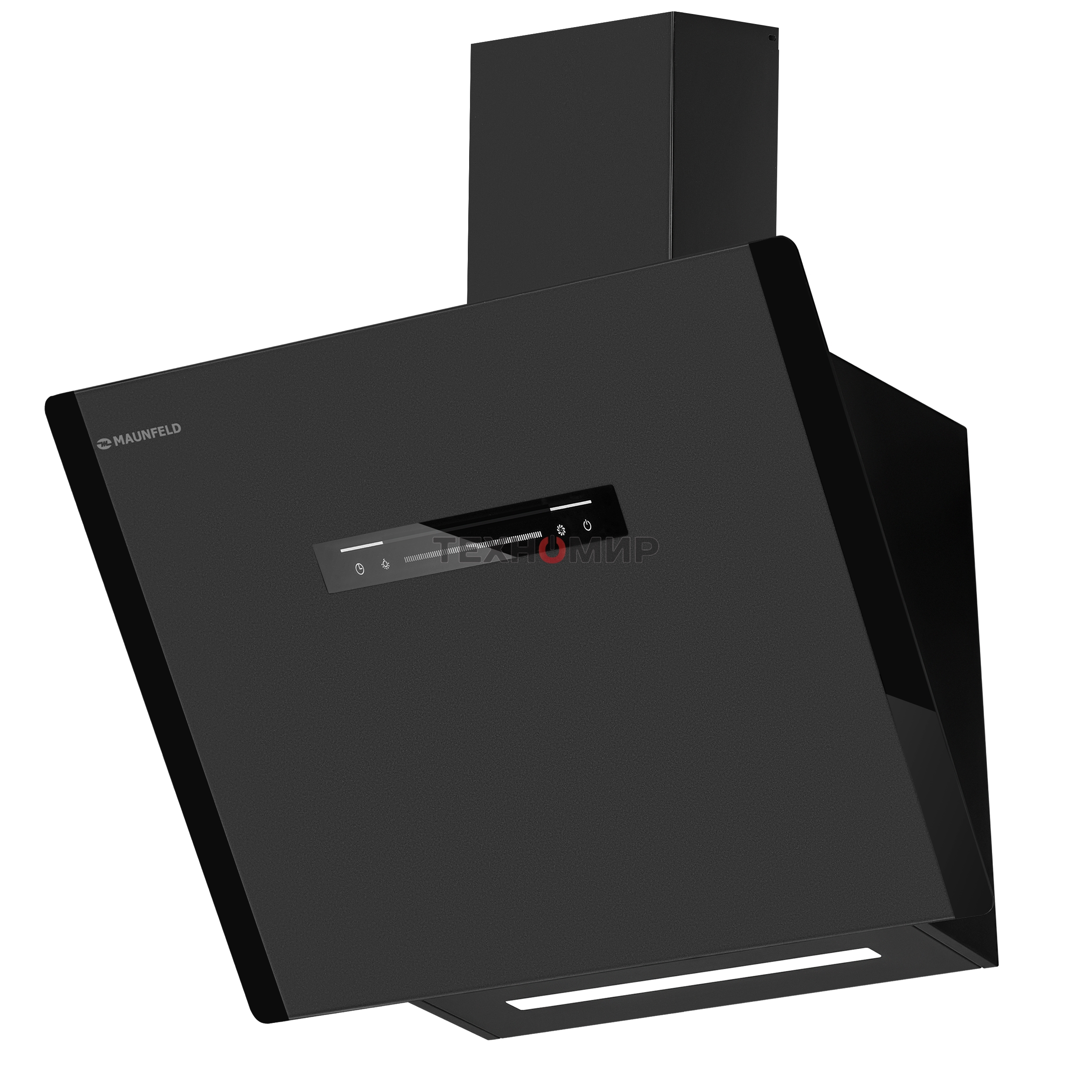 Вытяжка наклонная Maunfeld Falcon 60 Glass черная, 59.5 см, 1150 куб. м/ч, 54 дБ