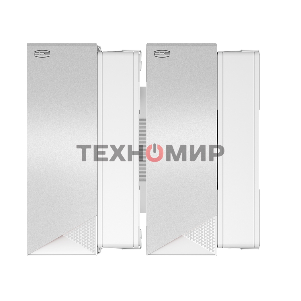 Кулер для процессора PCCooler RZ620 WH (260W, 4-pin PWM, 158мм, Al/Cu, 6x6мм, 2x120мм, 86.73CFM, 32dBA, 1800RPM, S: 1851/1700/1200/115X, AM5/AM4, белый)