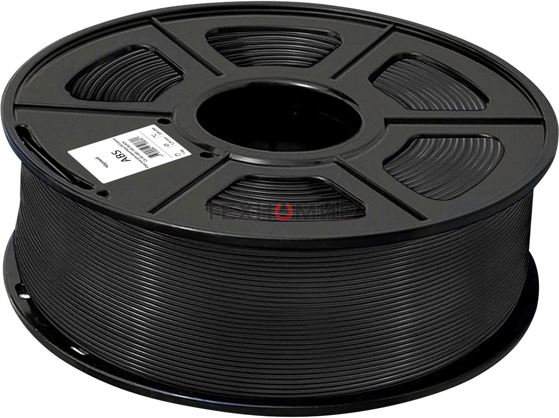 Пластик для принтера 3D Cactus CS-3D-ABS-1KG-BLACK ABS d1.75мм 1кг 1цв. черный