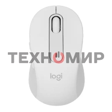 Мышь беспроводная Logitech Signature M650 белый, 4000 dpi, радиоканал, Bluetooth, USB, кнопки - 5
