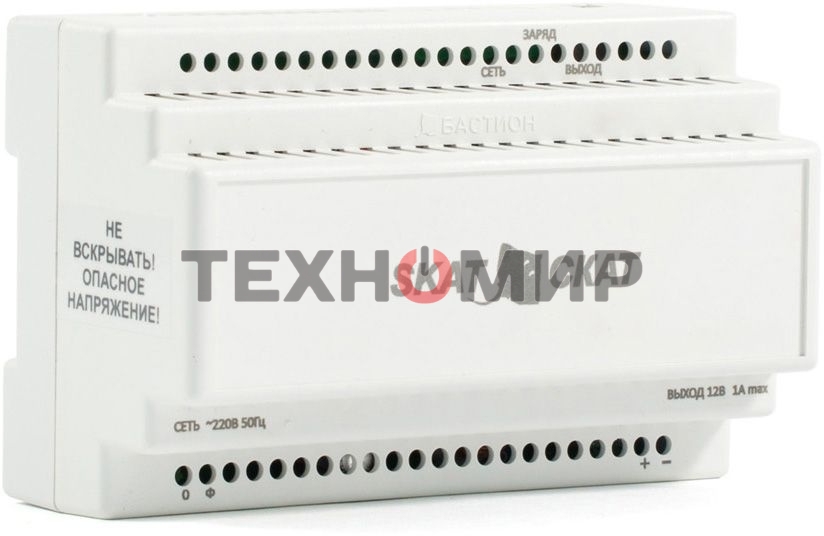 Источник бесперебойного питания SKAT-12DC-1.0 L Li-ion АКБ 5200мА.ч 7.4В 12В 1А Бастион 595