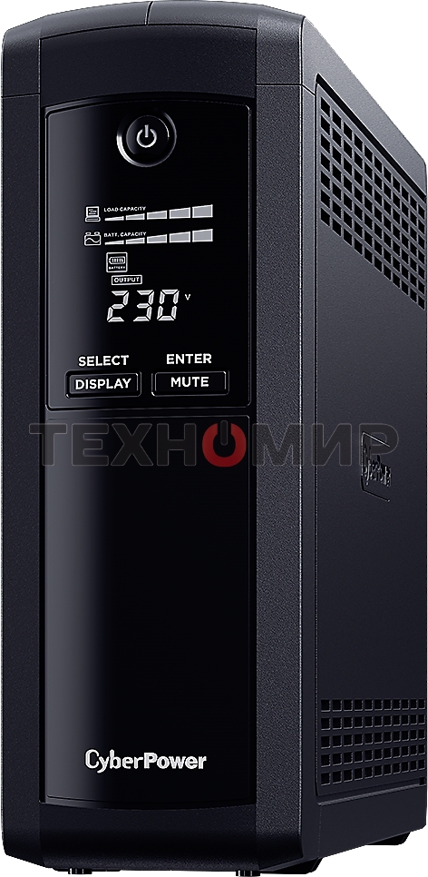 Источник бесперебойного питания UPS CyberPower VP1600EILCD Line-Interactive 1600VA/960W USB/RS-232/RJ11/45 (4 + 4 IEC С13)