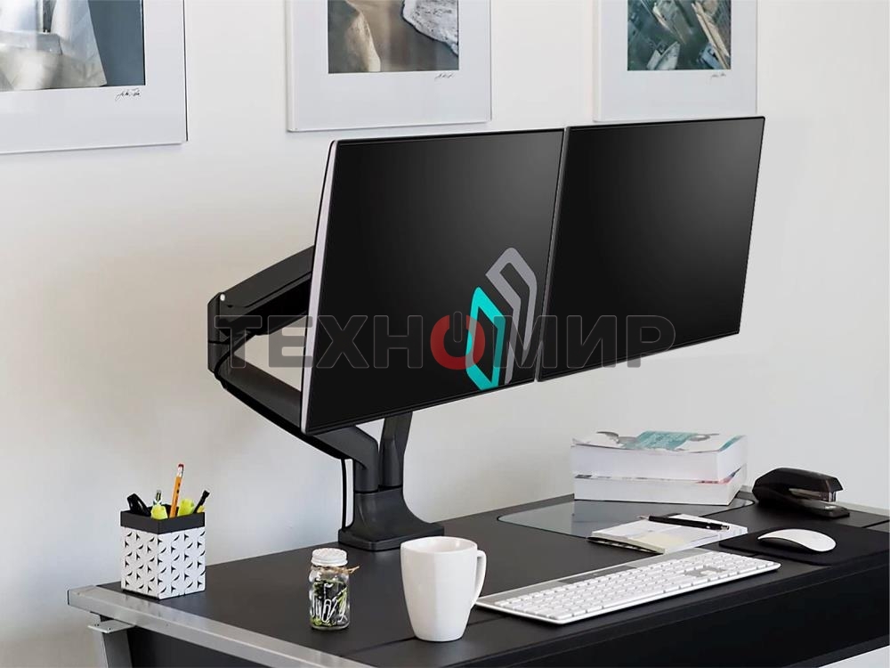 Кронштейн для 2 мониторов ONKRON G200 для монитора 13