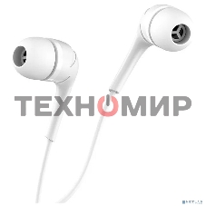 Наушники проводные-вставки с микрофоном Hoco M40 белый