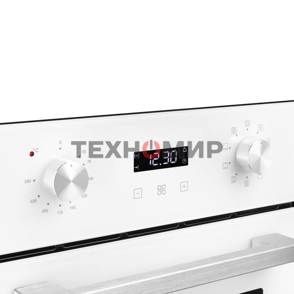 Духовой шкаф электрический Monsher MOE 4592 Blanc ширина 45 см, High-Tech, 50 л, гидролизная очистка, 9 режимов, белый