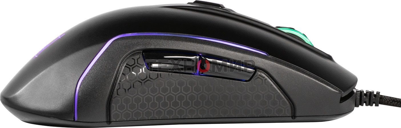 Мышь проводная Harper Gaming Kickback GM-P05 черный, 10000 dpi, USB, кнопки - 8