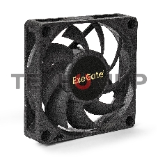 Вентилятор для корпуса ExeGate EX07015H3PM черный, 70 мм, 3000 об/мин, 26 дБ, 3 pin