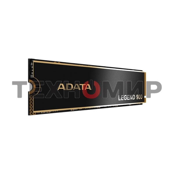 Накопитель SSD ADATA LEGEND 900, 512Gb, PCIe 4.0 x4, M.2 2280, NVMe, R/W 6200/2300, с радиатором