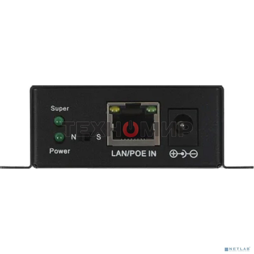 PoE удлинитель Osnovo E-PoE/1A 10M/100M Fast Ethernet на 400м (до 30W)