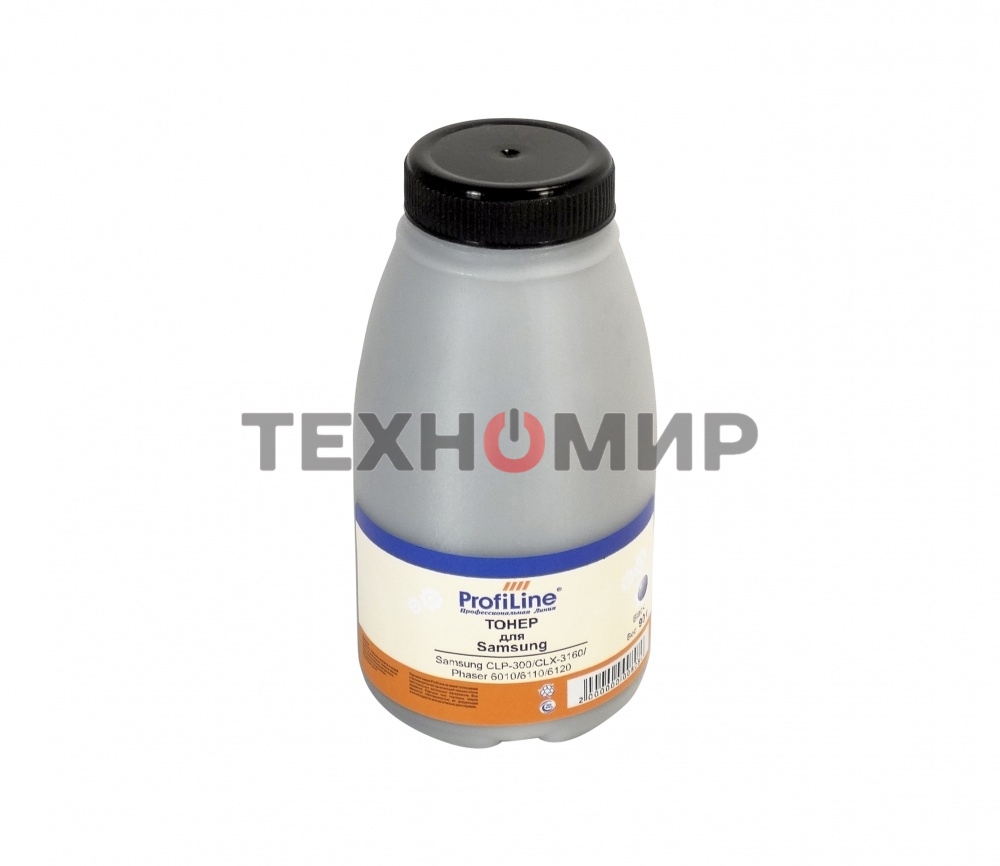Тонер ProfiLine для принтеров Samsung CLP-300/CLX-3160/Phaser 6010/6110/6120/WC 6000/6015 черный 90 гр Фасовка РФ
