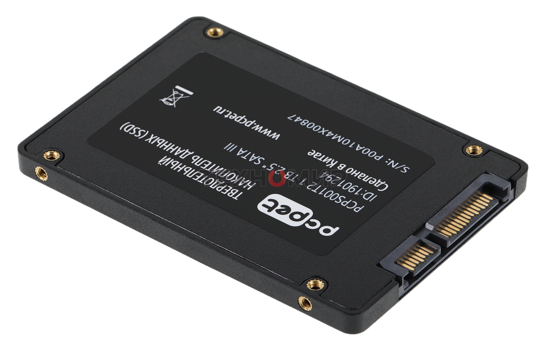Накопитель SSD PC PET PCPS001T2, 1Tb, SATA-III, 2.5