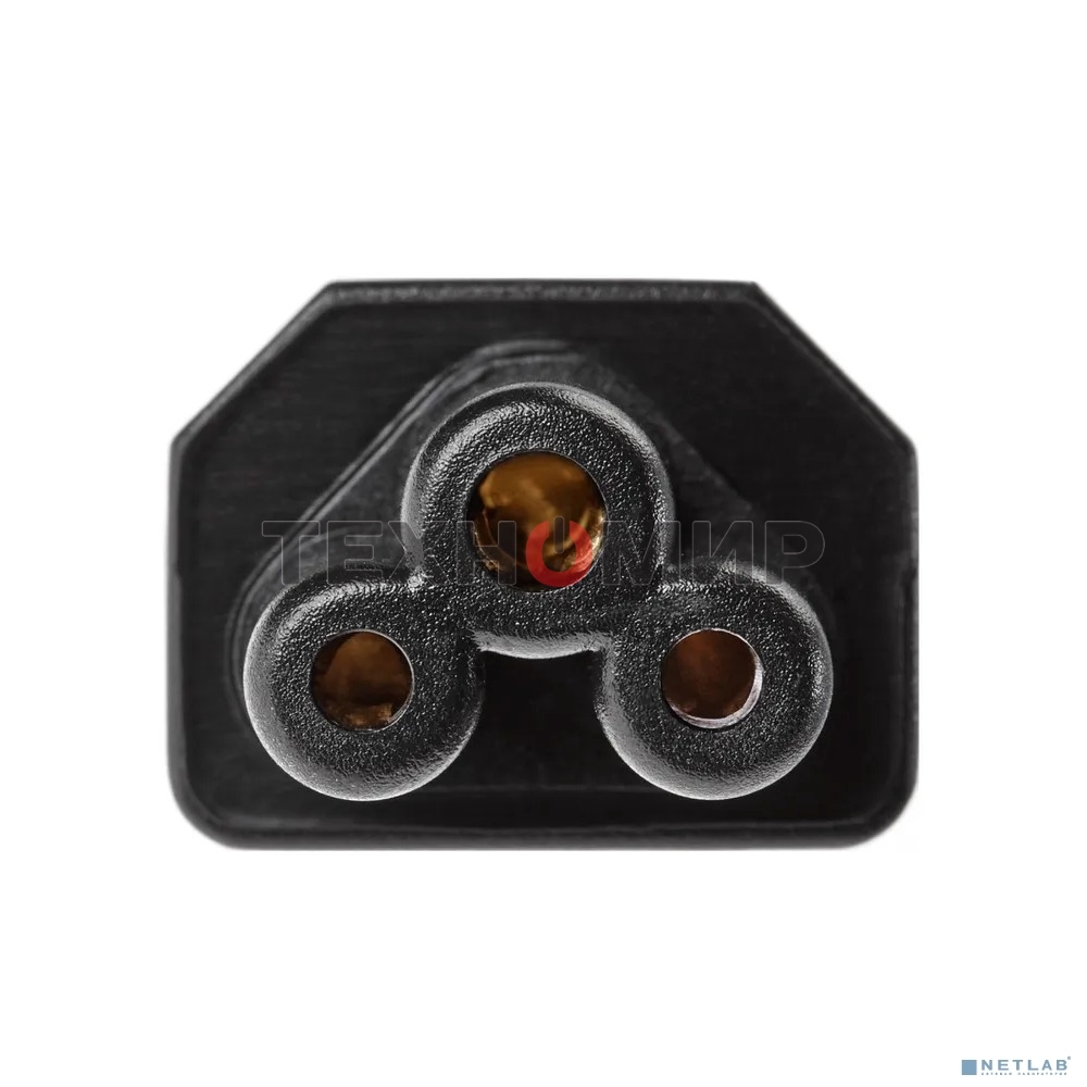 Кабель питания для ноутбуков Telecom 1.8m, 3-pin, с заземлением, 220V (Европейский стандарт)