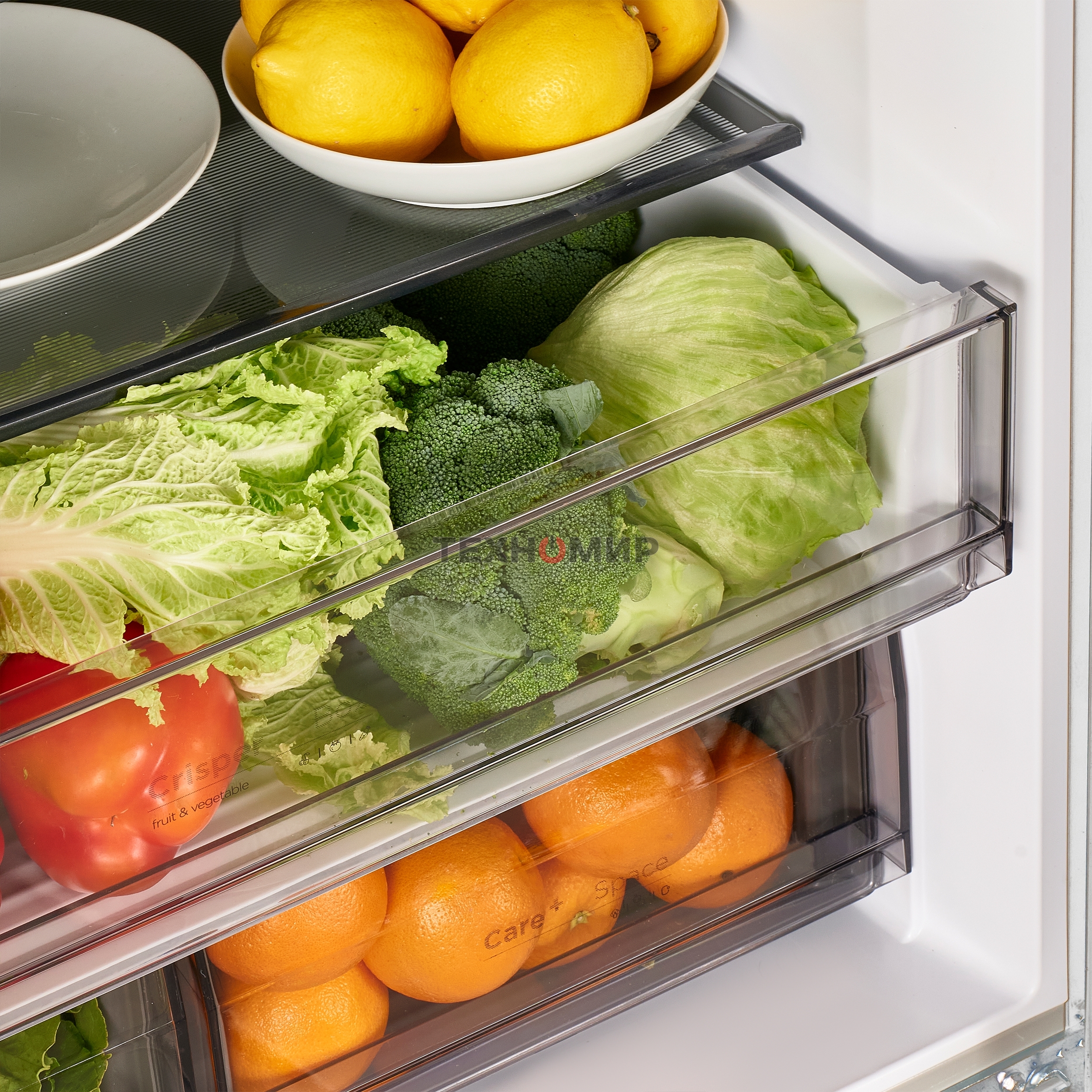 Холодильник Maunfeld MFF183NFWE белый трехкамерный инвертор 270/135л морозилка снизу, Total NoFrost, Side by Side