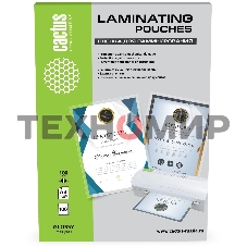 Пленка для ламинирования Cactus 100мкм A3 (100 шт) глянцевая426x303 мм CS-LPGA3100100