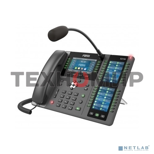 Телефон IP Fanvil X210i IP телефон 20 линий, внешний микрофон, цветной экран 4.3