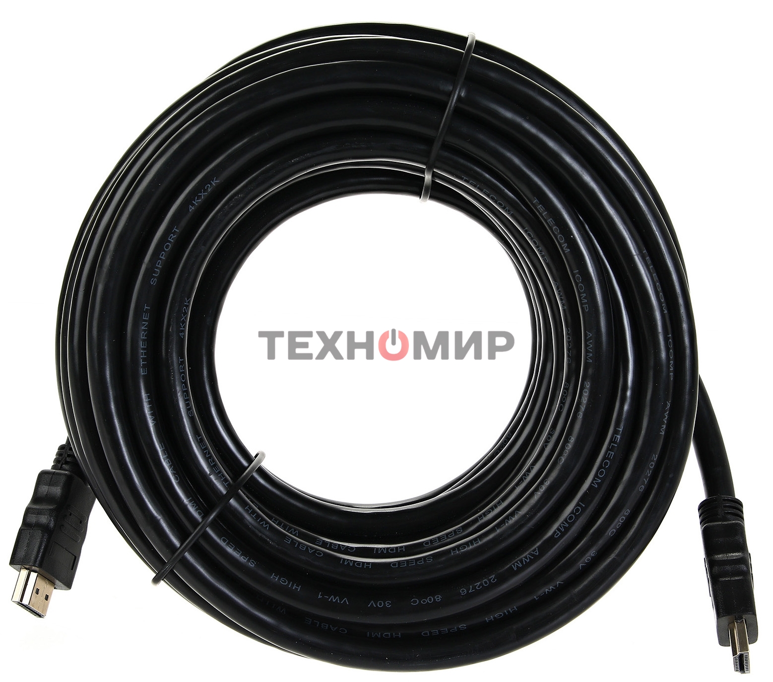 Кабель HDMI-19M - HDMI-19M ver 2.0+3D/Ethernet,2 фильтра 10m Telecom