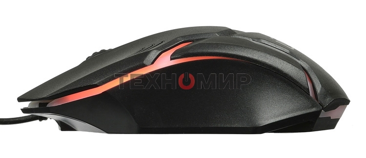 Мышь проводная Oklick 396M INSOMNIA черный, 1000 dpi, USB, кнопки - 3