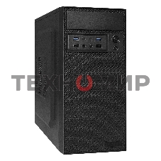 Компьютерный корпус Minitower ExeGate BAA-109U2-AAA400 (mATX, AAA400 8см, 2*USB+2*USB 3.0, аудио, черный)