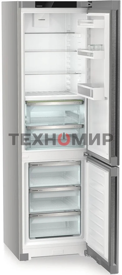 Холодильник Liebherr CBNsdc 573i-22 серебристый двухкамерный 266/94л морозилка снизу, No Frost