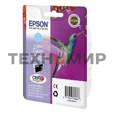 Картридж струйный Epson C13T08054011 светло-голубой для Epson St Ph P50/PX660/PX720WD (330 стр.)
